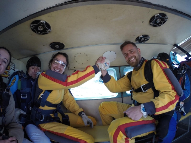  inside the plane 