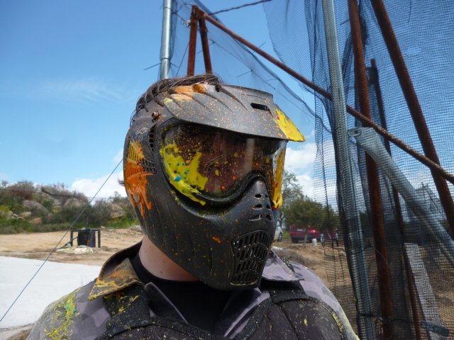  Paintball player eliminated 