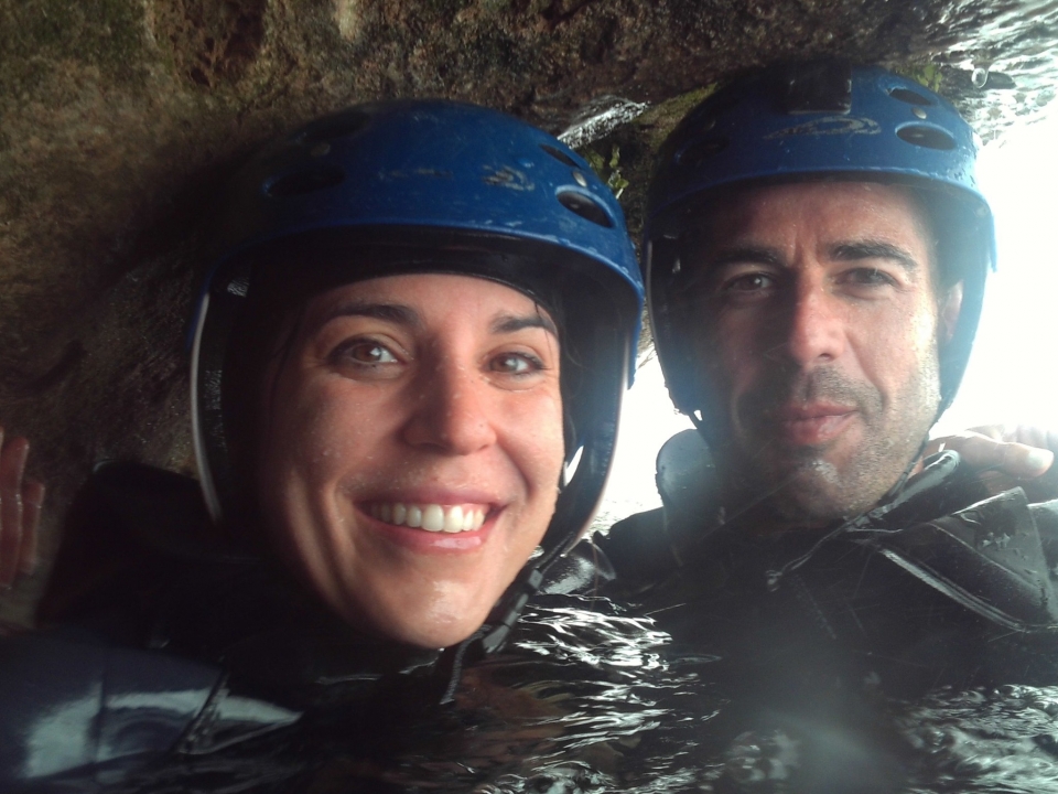 Descenso del barranco Las Chorreras