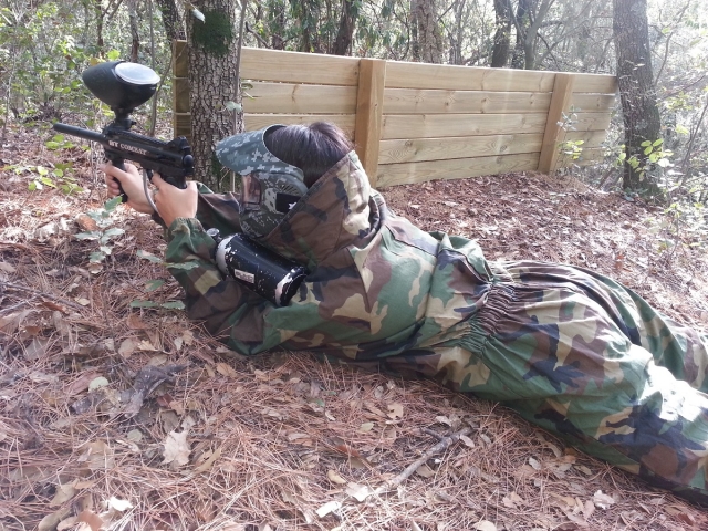  En position de tir 