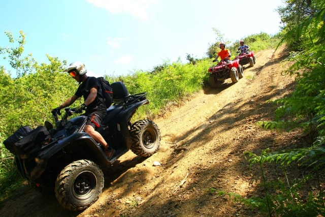 En ruta con el quad
