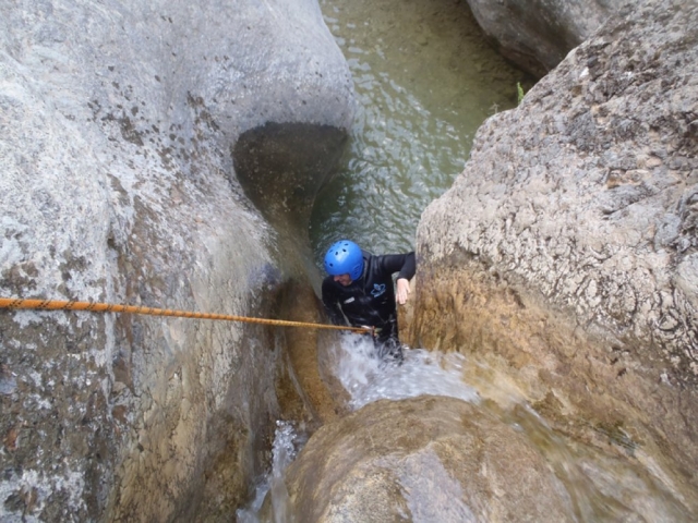 Rappelling in the ravine 