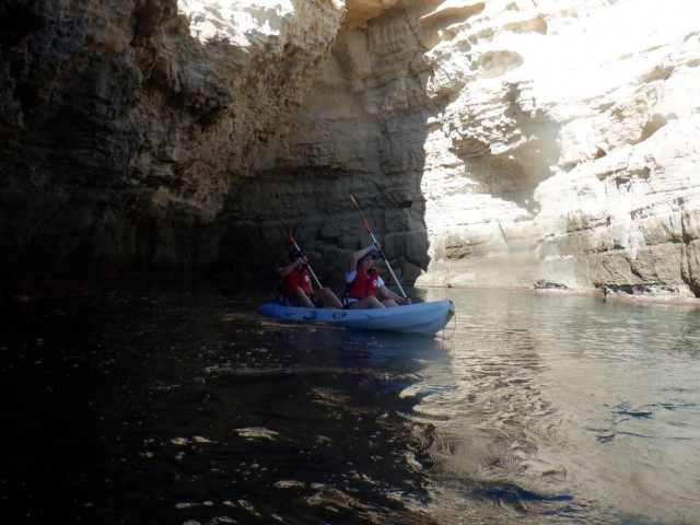  Überqueren der Cave de las Palomas 