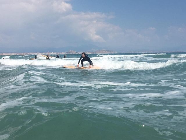 Sur le point de se lever 