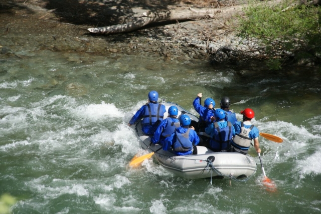 Practica rafting en lleida