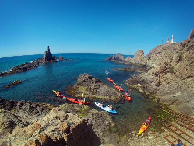 Ruta guiada en kayak desde La Fabriquilla