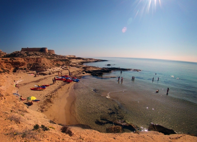 Castillos en la Costa de Almería