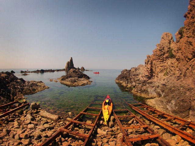 Arrecife de Las Sirenas en el kayak