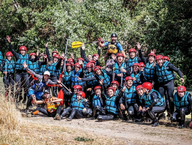  Alle bereit für das Rafting 