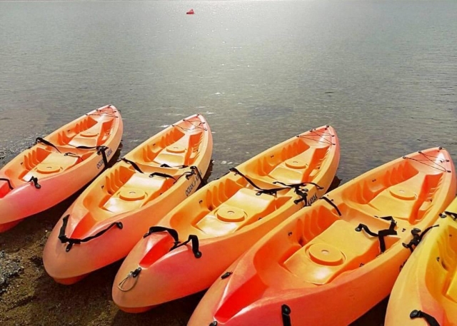  Group of canoes 