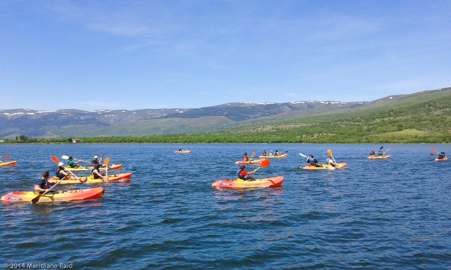  Canoe ride through the Pinilla reservoir in Lozoya 