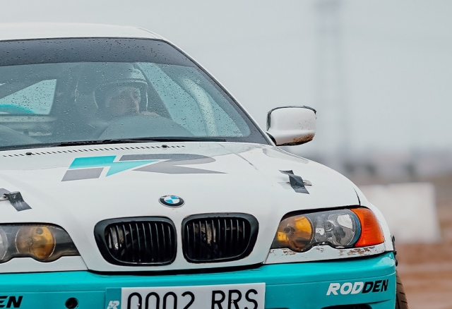  Driving a competition BMW 