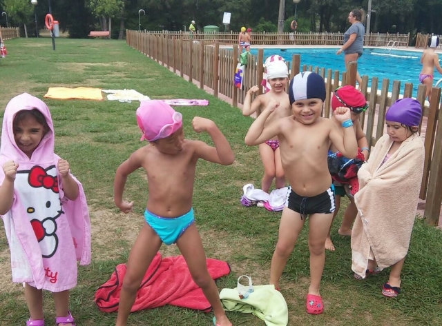 Los mas fuertes de la piscina