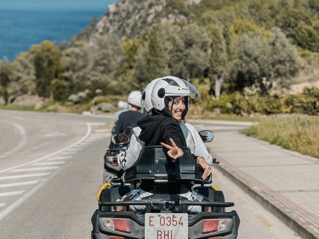  En route pour voir l'île de La Dragonera 