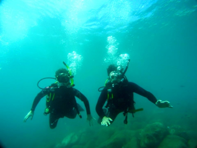  Special diving for couples in Malaga 
