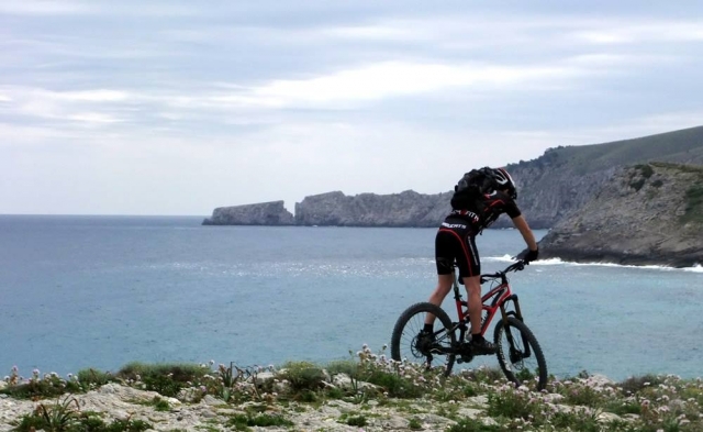 ruta mtb en bici