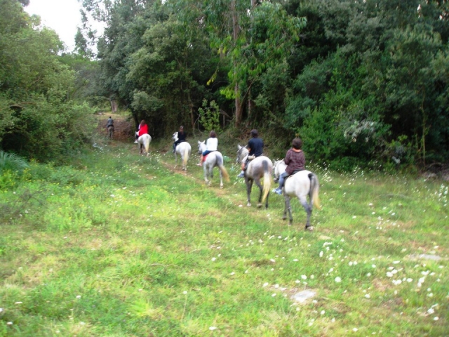 A caballo por el parque natural de Noja