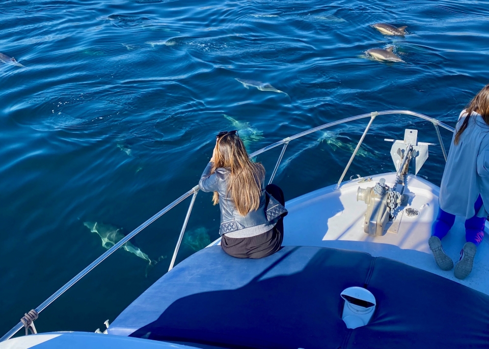  À bord du bateau pendant le trajet 