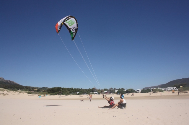 Kitesurf sulla sabbia 