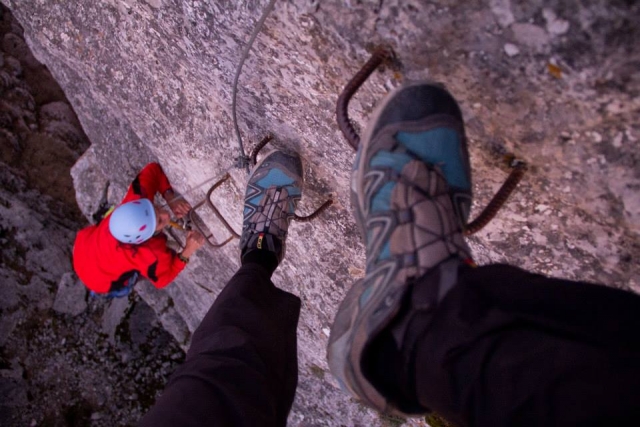 Ascensión vía ferrata de Antequera