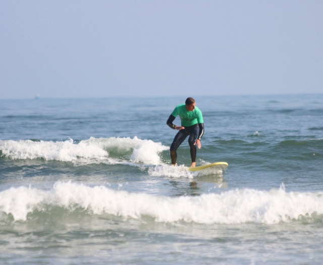  On the wave