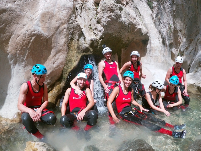  Water canyoning in Bolulla 