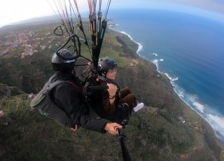 Volo in parapendio a La Corona, Tenerife