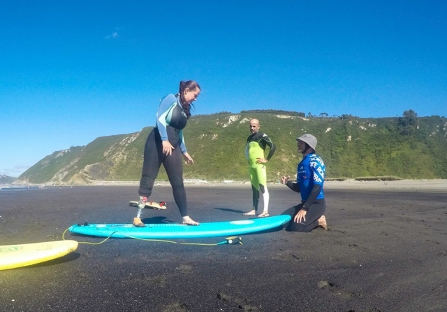  Là il n'y a pas d'obstacles pour surfer dans les Asturies