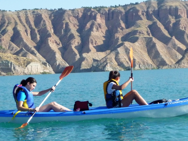 Carcavas en kayak