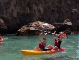 Ruta kayak Acantilados Maro-Cerro Gordo, 2 h niño