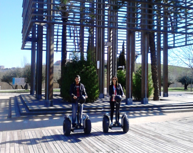  Segways in the park 