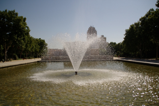  Fountain at the Temple of Debod 