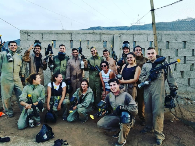  Paintball garçons contre filles