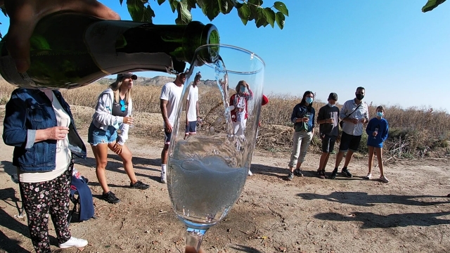 Cava en la ceremonia del vuelo
