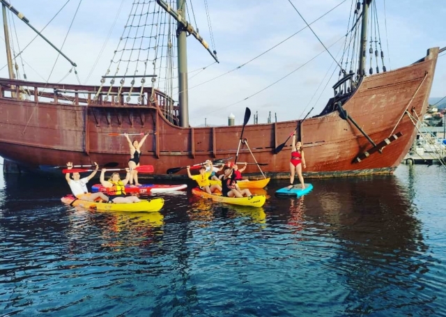 Godersi un itinerario in kayak a Pontevedra 