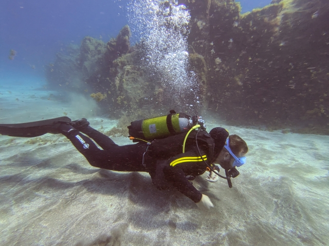 Inmersión de buceo en La Restinga