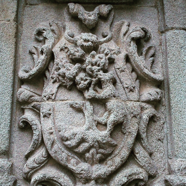 Old shield of Madrid 