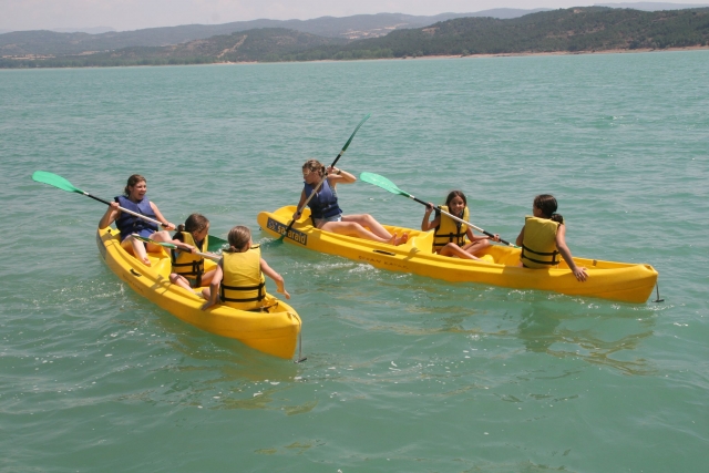  Itinerario in kayak per famiglie a Barasona 