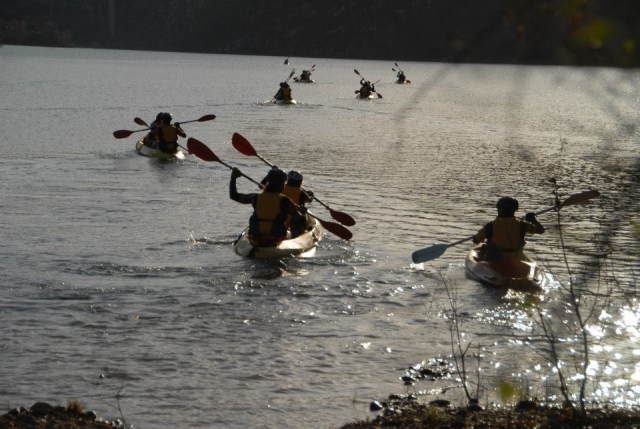  Gita di gruppo in kayak attraverso Barasona