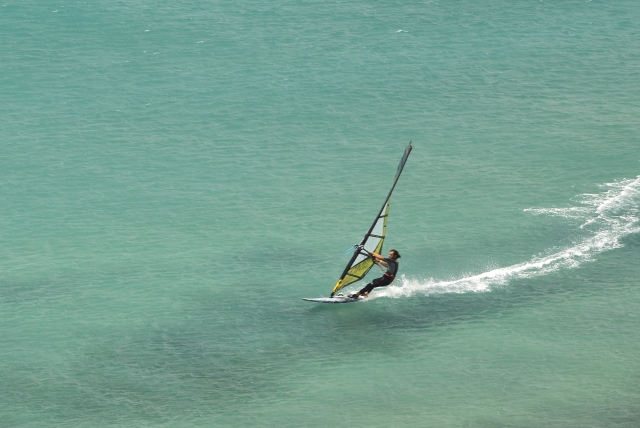 Sesión de windsurf