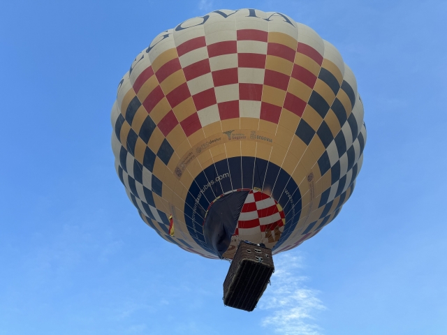 Démarrage du vol en montgolfière à Madrid 
