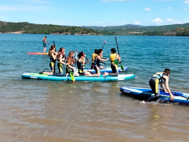  It's time to practice paddle up for the first time