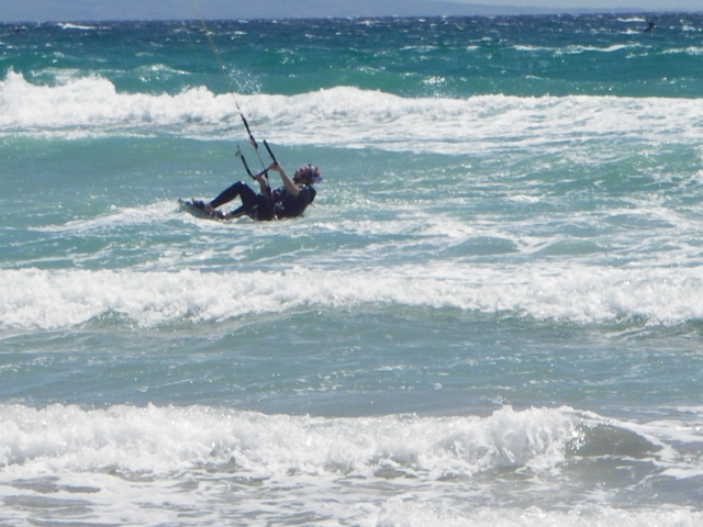  Kitesurf en mer 