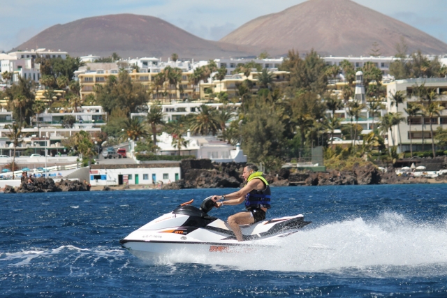  Moto d'acqua a Lanzarote 