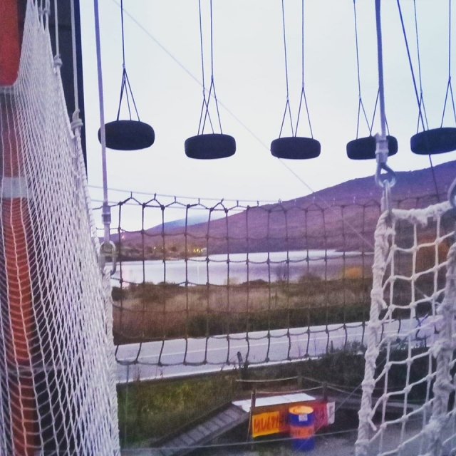 Parque de aventuras en Lozoya