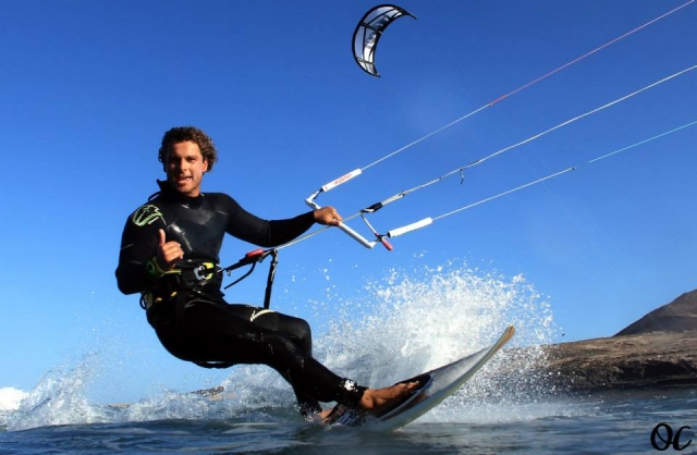  kitesurfing in Gran Canaria
