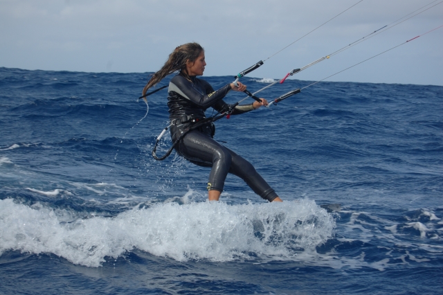  kitesurfing in Gran Canarias 
