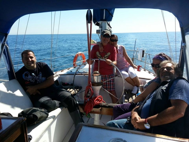 Navegando en velero