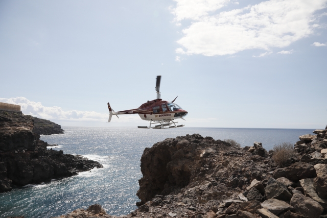  Raggiungere la costa con l'elicottero in elicottero 