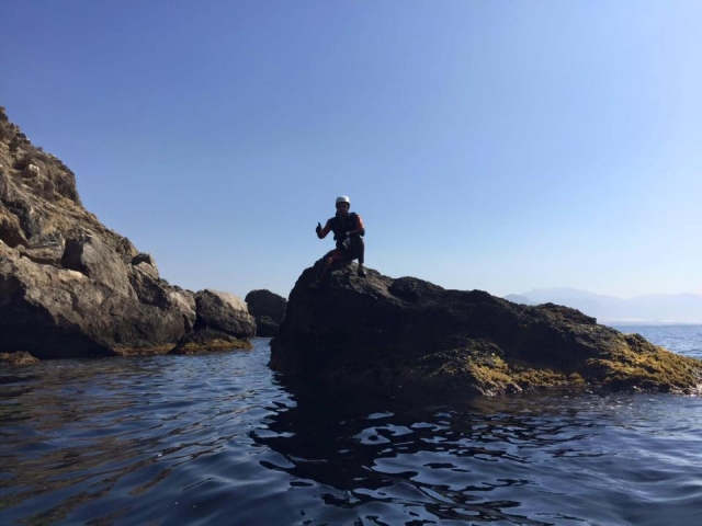 Sesión de coasteering